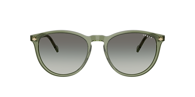 VO5599S Transparant groen AcetaatSunglass Frames van B24, met getinte lenzen