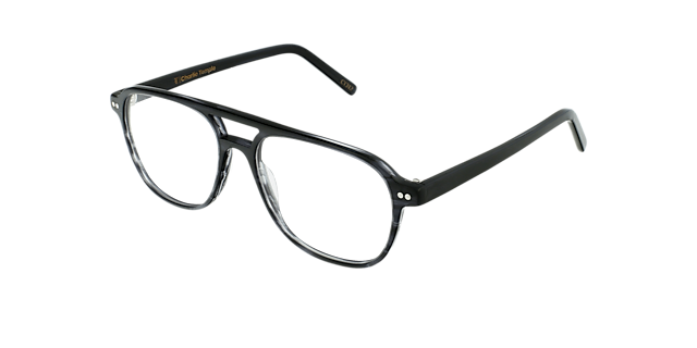 Wilker Lightning Dark Grey AcetatEyeglass Frames von B24, Dreiviertelansicht