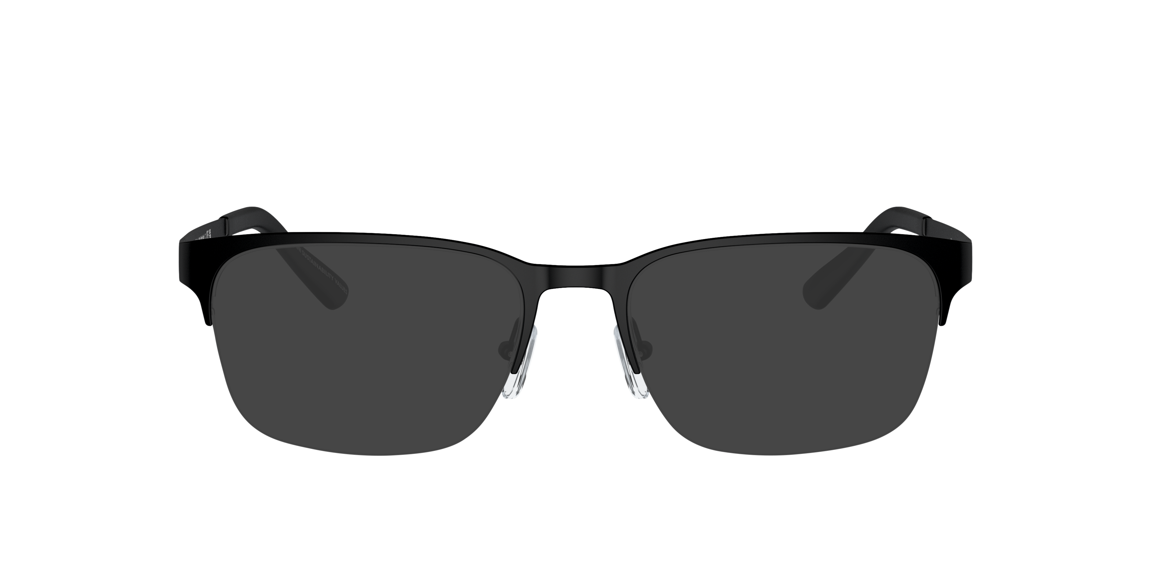 AX1060 Matt Schwarz MetallEyeglass Frames von B24, mit getönten Gläsern