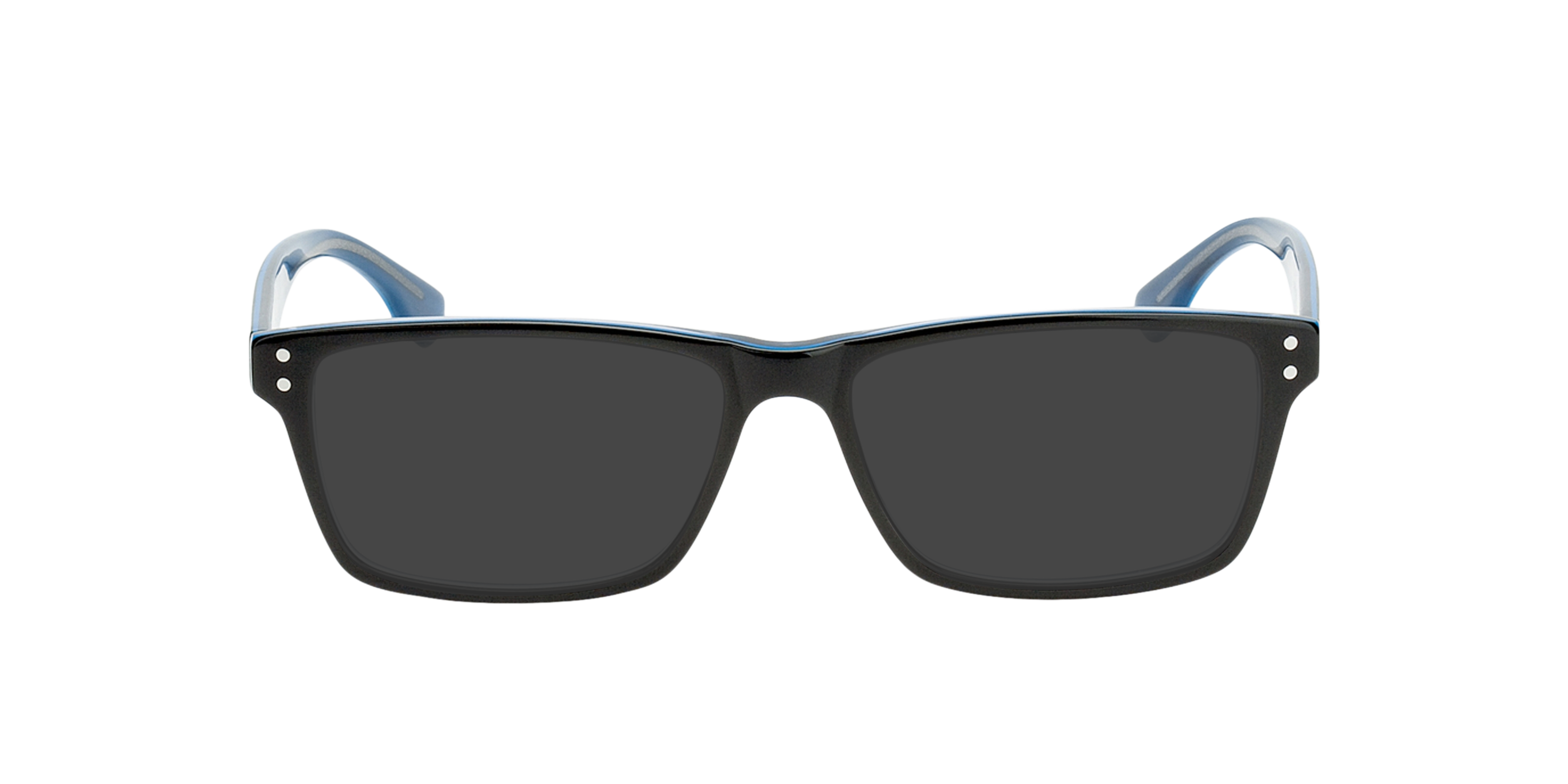 München Schwarz & Blau AcetatEyeglass Frames von B24, mit getönten Gläsern