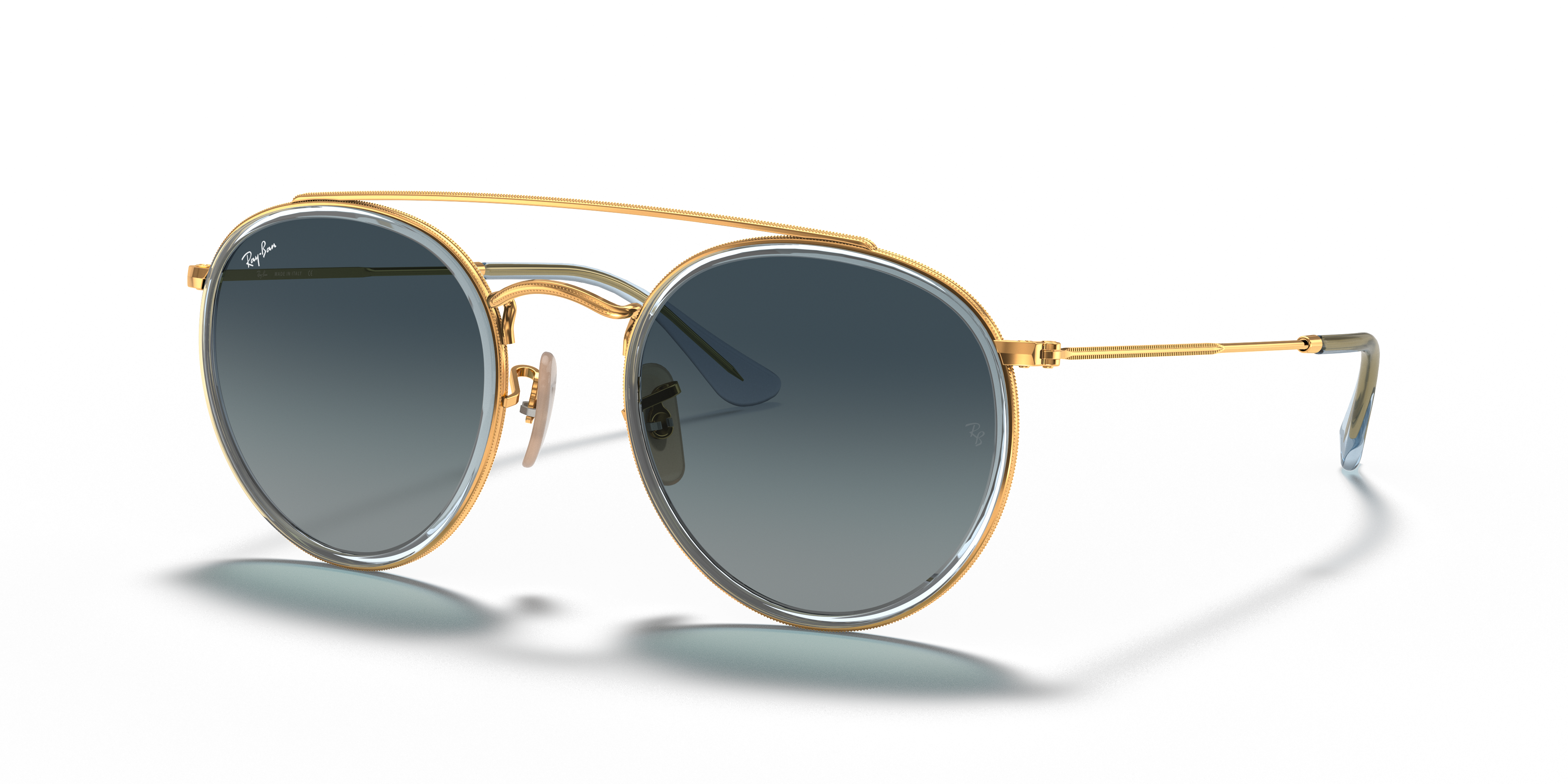 RB3647N Arista goud MetaalSunglass Frames van B24, Hoekweergave