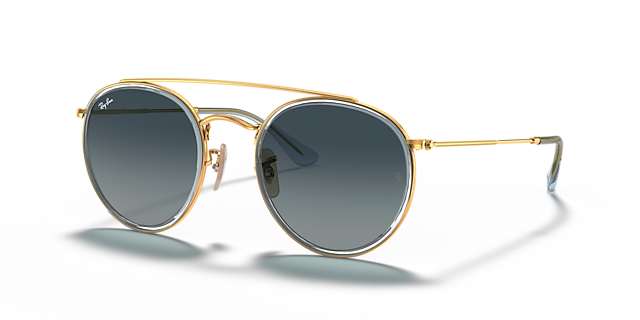RB3647N Arista Gold MetallSunglass Frames von B24, Dreiviertelansicht