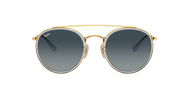 RB3647N Arista Gold MetallSunglass Frames von B24, mit getönten Gläsern
