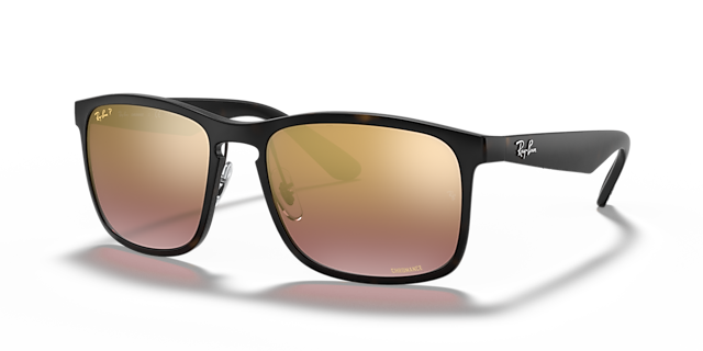 RB4264 Havana KunststoffSunglass Frames von B24, Dreiviertelansicht