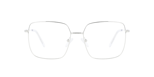 Naomi Silver Metal MetallEyeglass Frames von B24, Vorderansicht