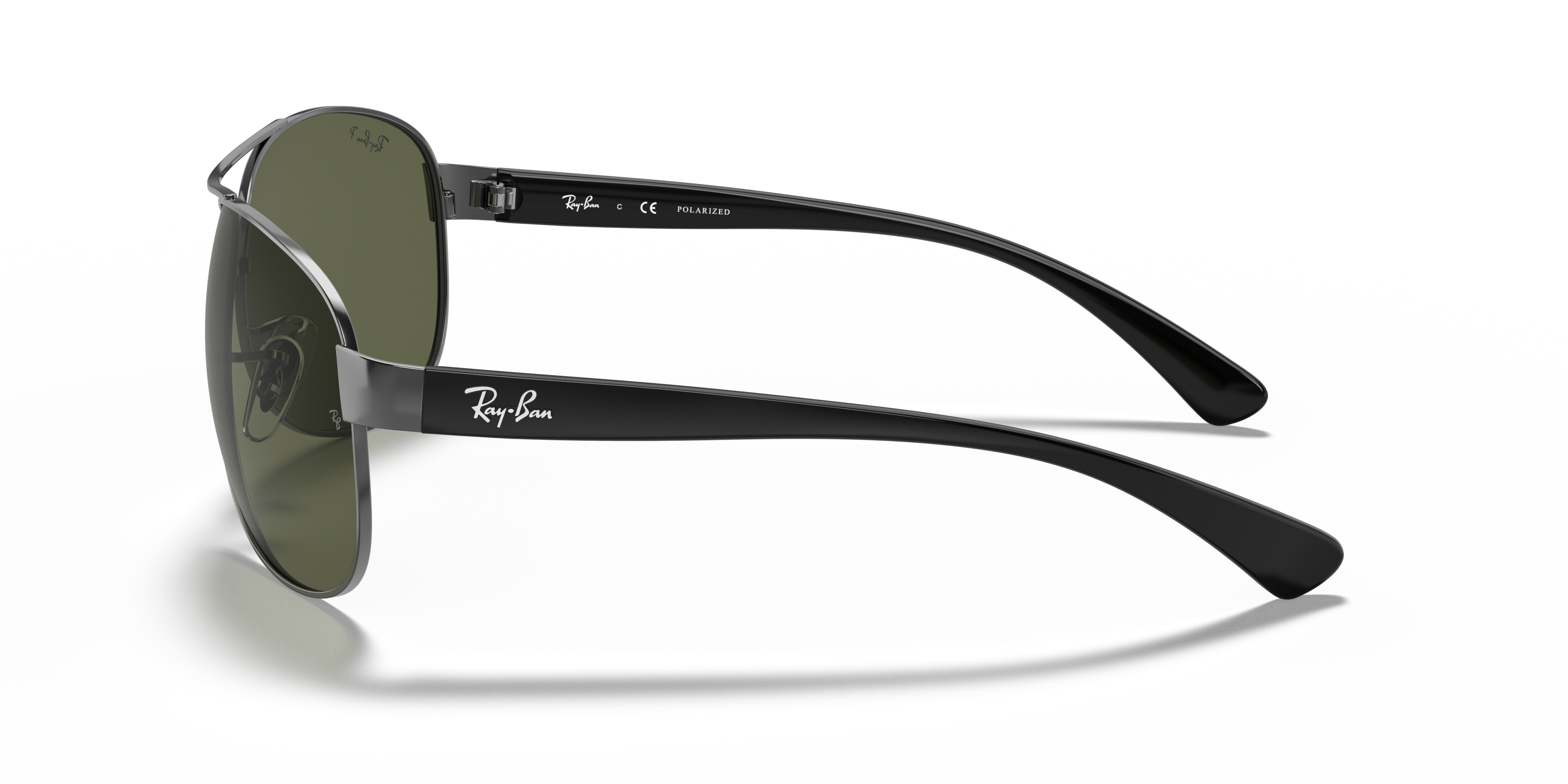 RB3386 Gunmetal MetallSunglass Frames von B24, Seitenansicht