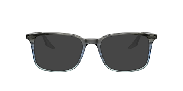 RB5421 Grau gestreift & Blau AcetatEyeglass Frames von B24, mit getönten Gläsern