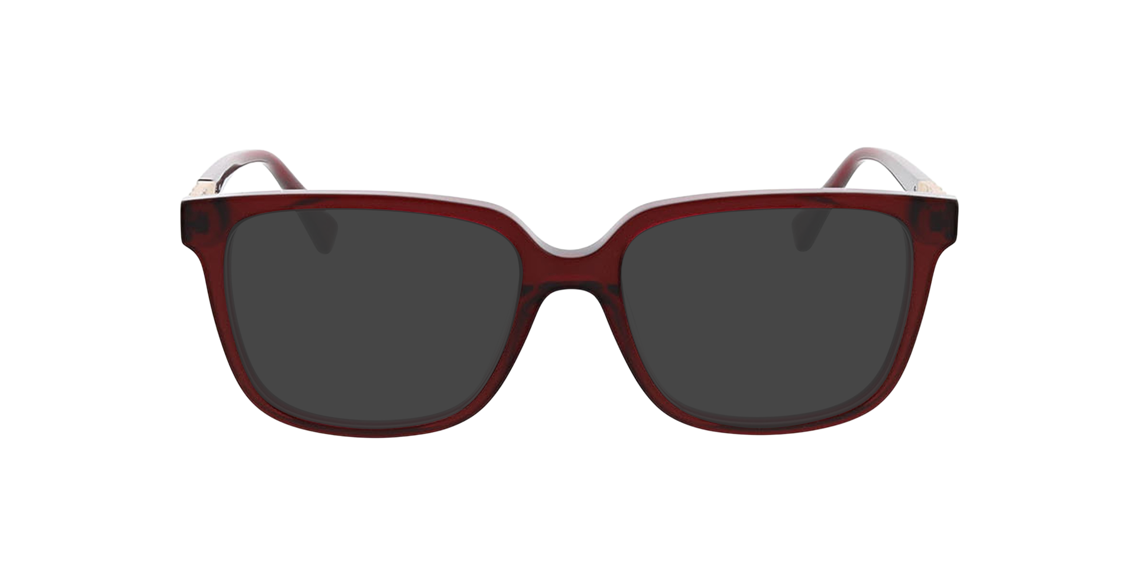 Scarlett Crystal Burgundy AcetatEyeglass Frames von B24, mit getönten Gläsern