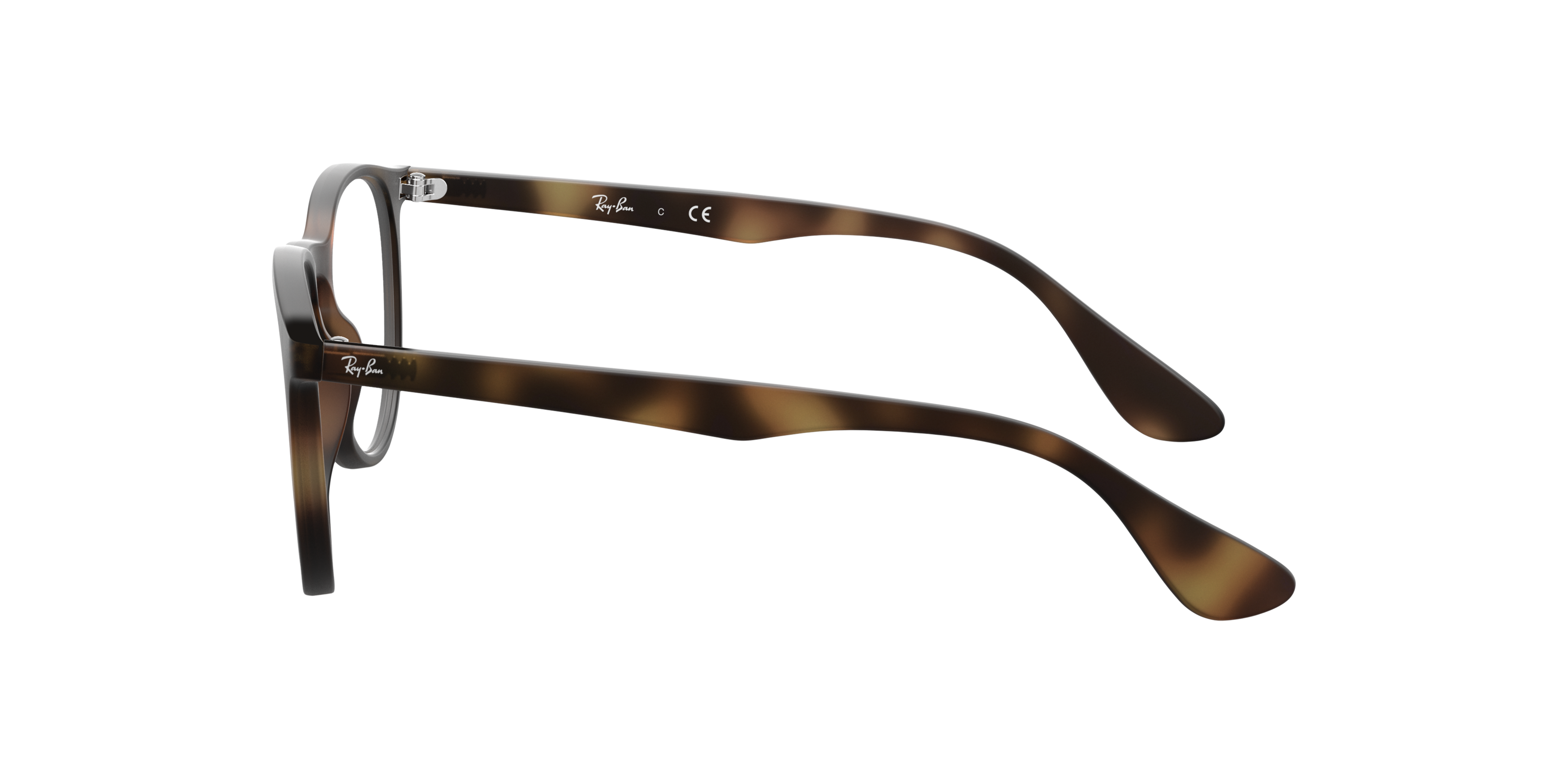 RB7046 Havana KunststoffEyeglass Frames von B24, Seitenansicht