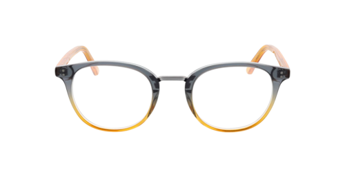Brille24 - Jordy, Gradient Crystal Blue Orange/Havana, Größe: Durchschnittlich