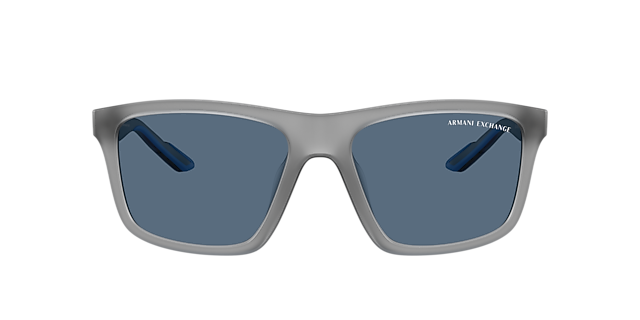 AX4149SU Matte Opalescent Grey KunststoffSunglass Frames von B24, mit getönten Gläsern