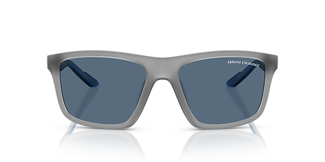 AX4149SU Matte Opalescent Grey KunststoffSunglass Frames von B24, Vorderansicht