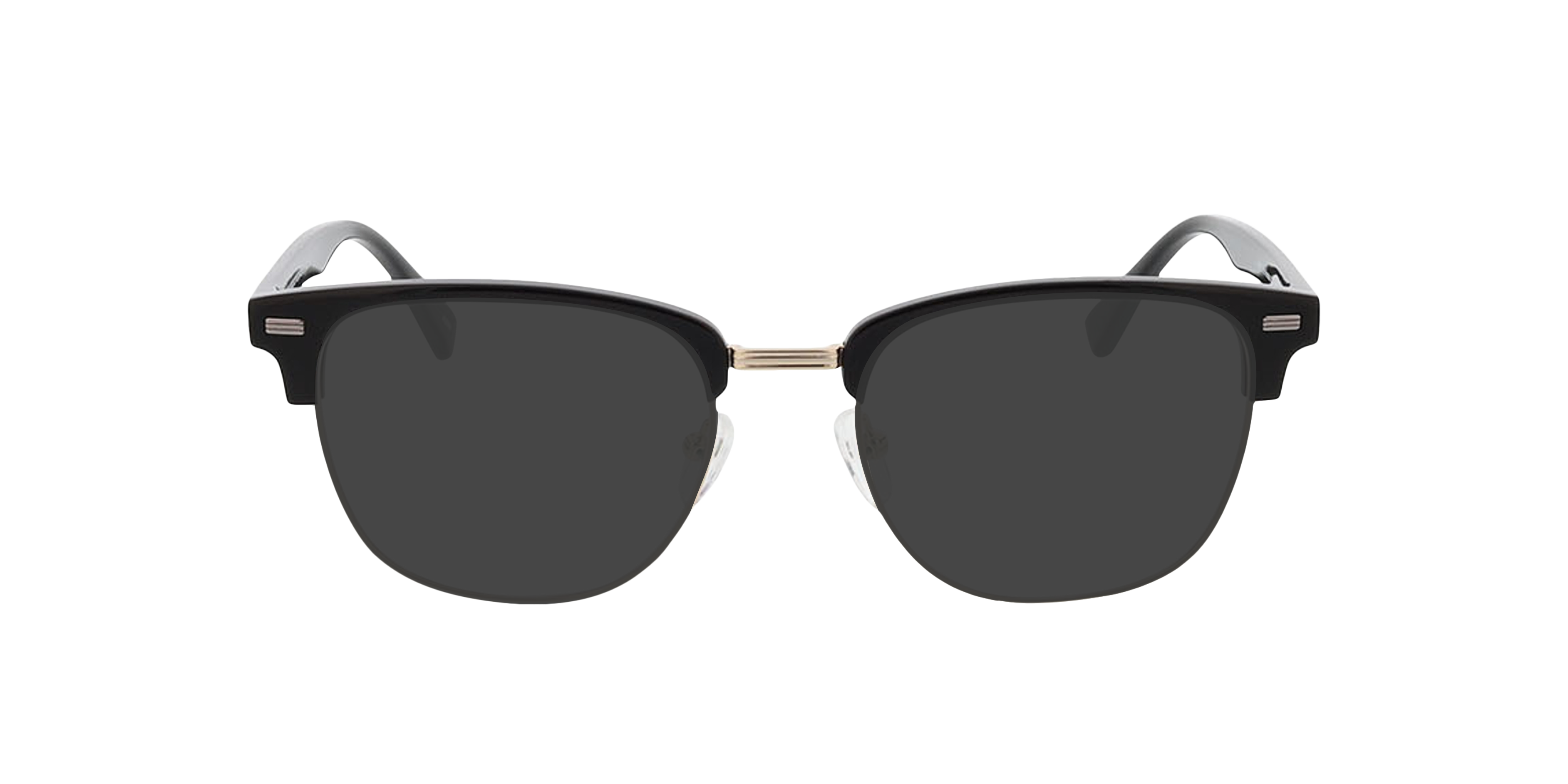 Houston Schwarz & Gold MetallEyeglass Frames von B24, mit getönten Gläsern