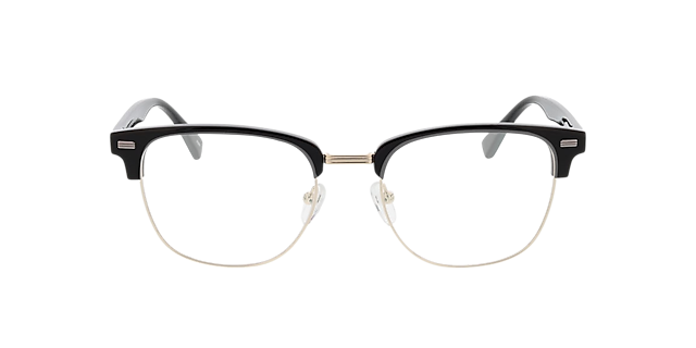Houston Zwart & goud MetaalEyeglass Frames van B24, Vooraanzicht