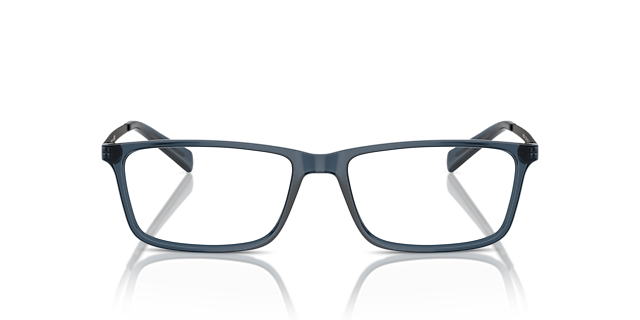 AX3027 Transparant blauw KunststofEyeglass Frames van B24, Vooraanzicht