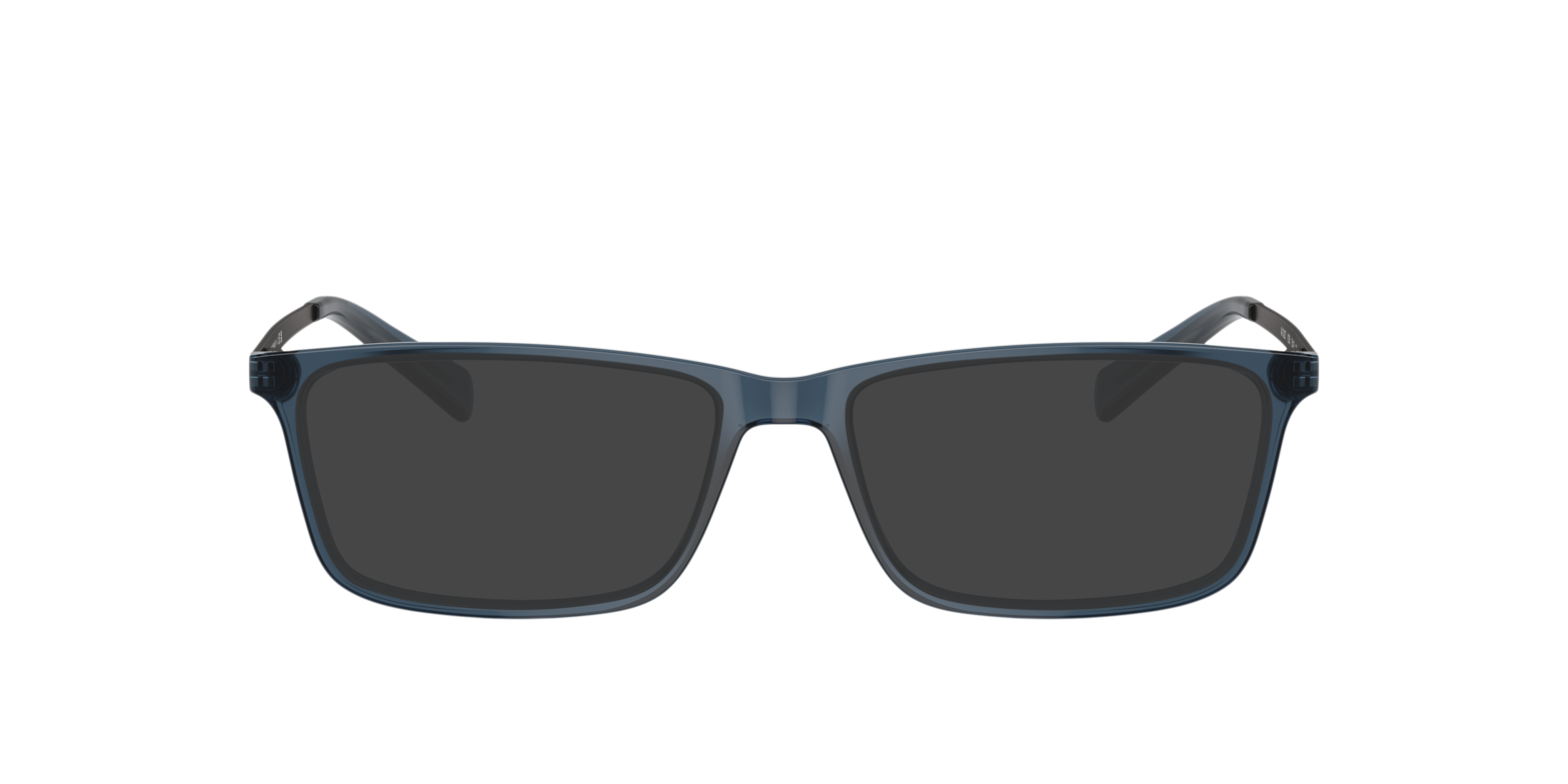 AX3027 Transparant blauw KunststofEyeglass Frames van B24, met getinte lenzen