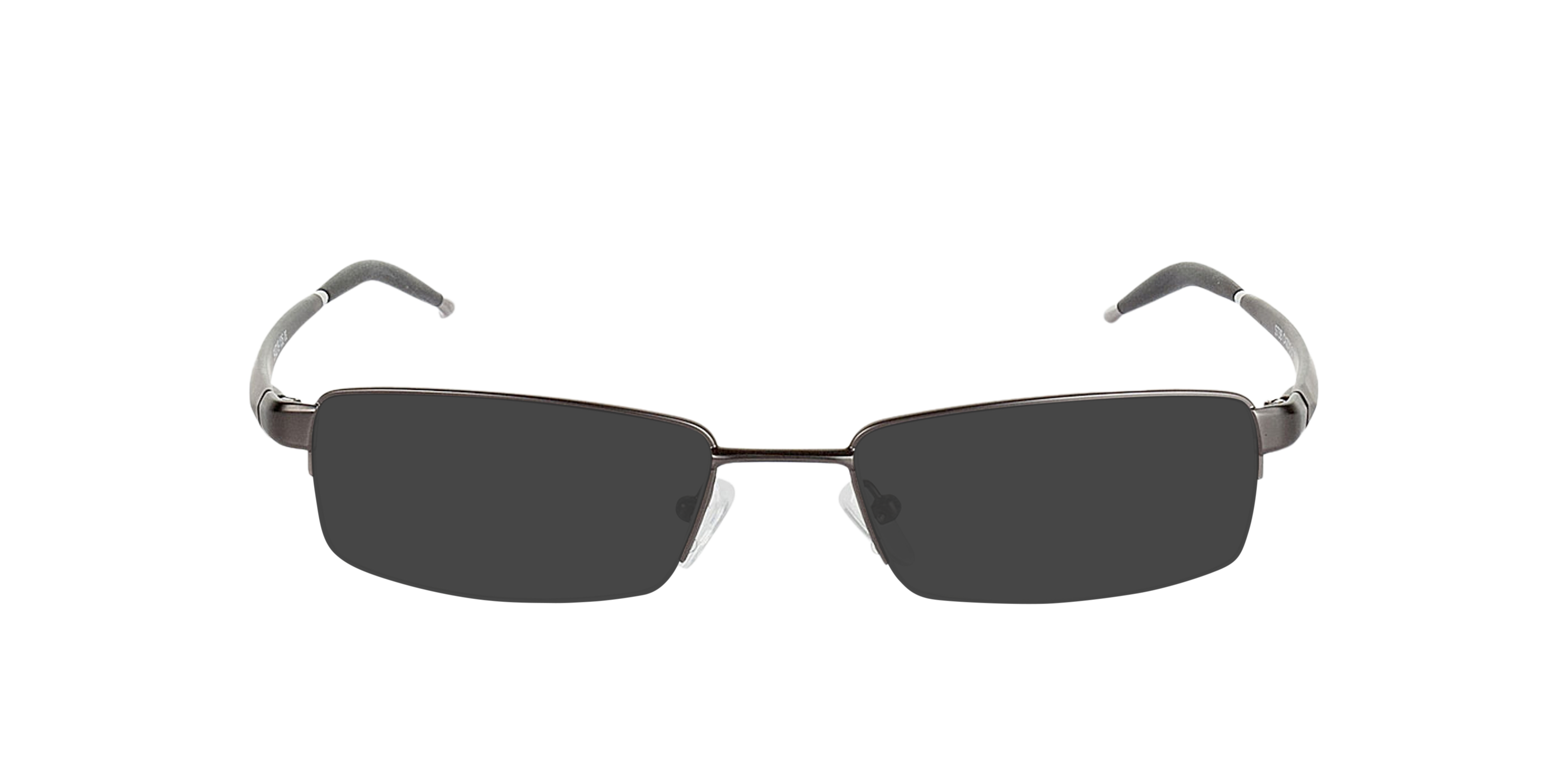 Brasilia Staalgrijs  &  zwart MetaalEyeglass Frames van B24, met getinte lenzen