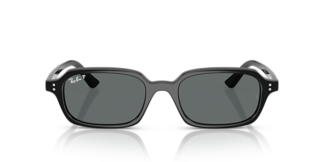 RB4455 Zwart KunststofSunglass Frames van B24, Vooraanzicht