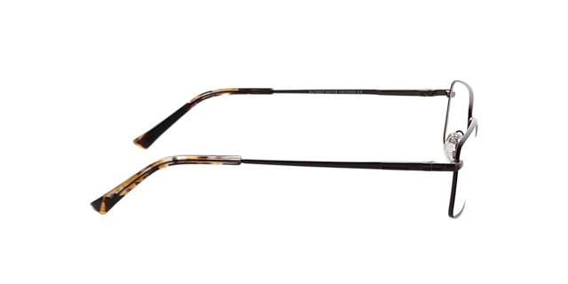 Walker Matbruin  &  Havana MetaalEyeglass Frames van B24, Zijaanzicht