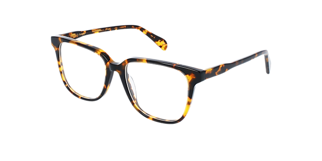 Paxton Garnet Havana AcetatEyeglass Frames von B24, Dreiviertelansicht