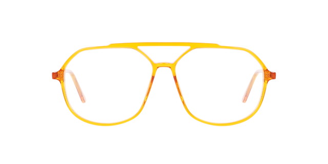 Viper AC Crystal Orange AcetaatEyeglass Frames van B24, Vooraanzicht