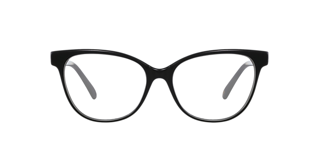 Florence CT Jet Black AcetaatEyeglass Frames van B24, Vooraanzicht