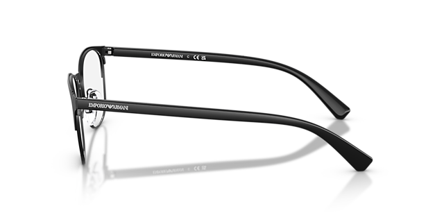 EA1059 Matzwart MetaalEyeglass Frames van B24, Zijaanzicht