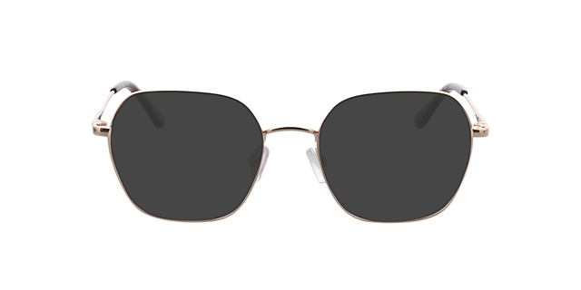 Claire Roze goud  &  paars MetaalEyeglass Frames van B24, met getinte lenzen