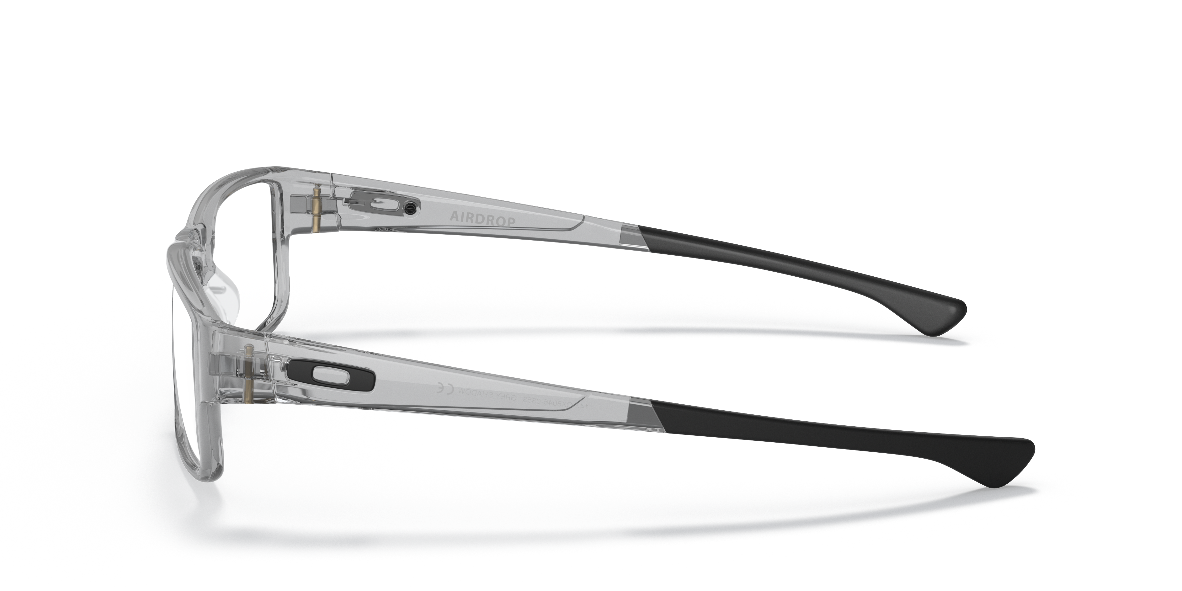 Airdrop™ Schaduwgrijs KunststofEyeglass Frames van B24, Zijaanzicht