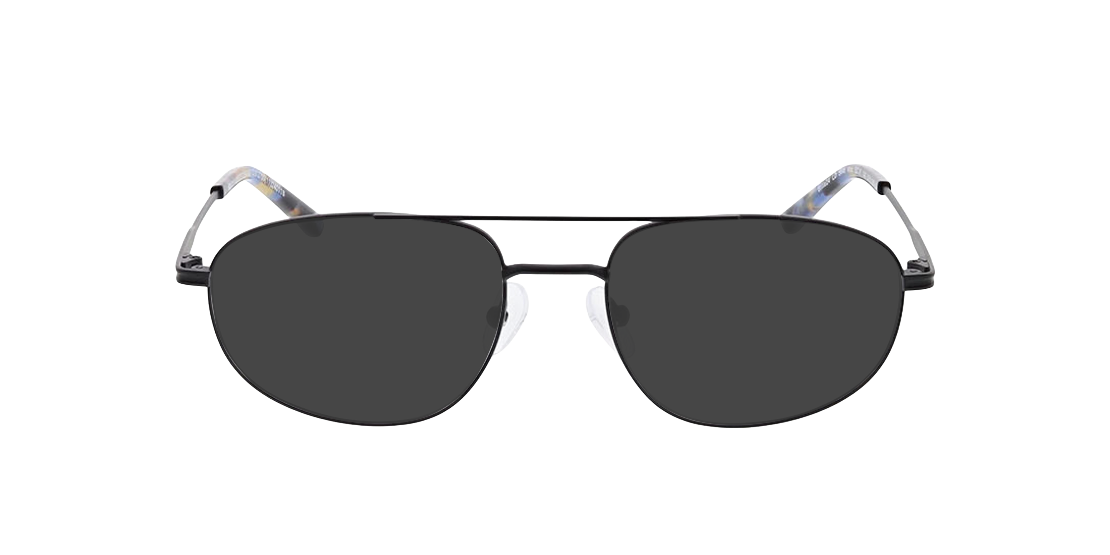 Wien Matt Black  &  Blue Havana MetallEyeglass Frames von B24, mit getönten Gläsern