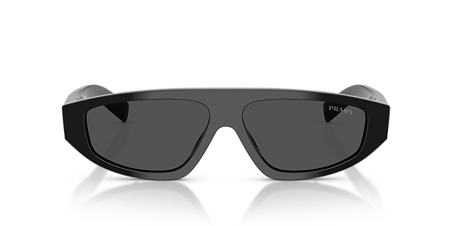 PR C02S Zwart AcetaatSunglass Frames van B24, Vooraanzicht