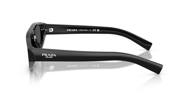 PR C02S Zwart AcetaatSunglass Frames van B24, Zijaanzicht