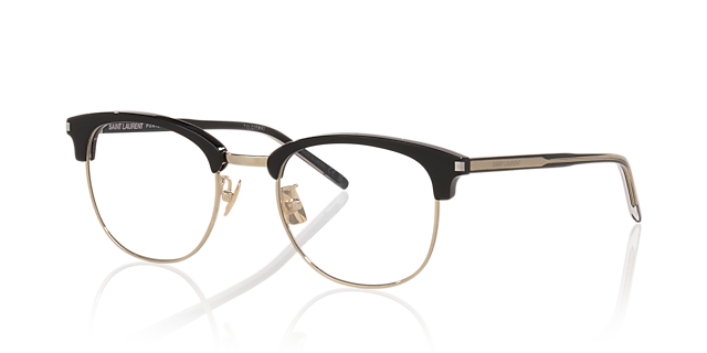 SL 779 Schwarz AcetatEyeglass Frames von B24, Dreiviertelansicht