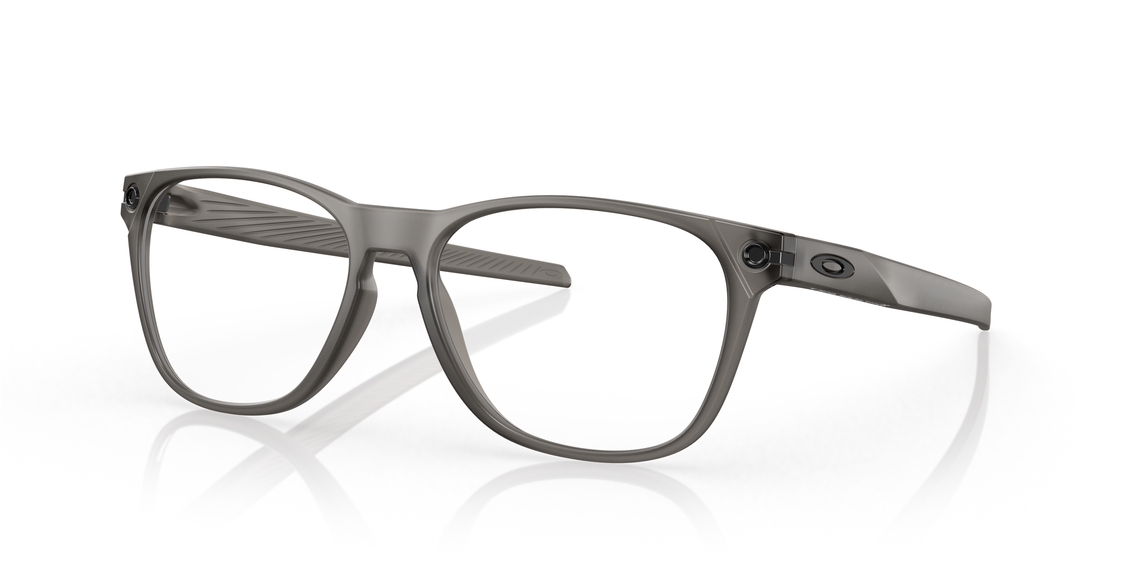 Ojector Satijnglans dofgrijs KunststofEyeglass Frames van B24, Hoekweergave