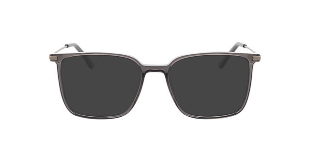 Barney Matt Silver & Crystal Grey AcetatEyeglass Frames von B24, mit getönten Gläsern