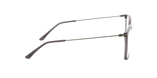 Barney Matt Silver & Crystal Grey AcetatEyeglass Frames von B24, Seitenansicht