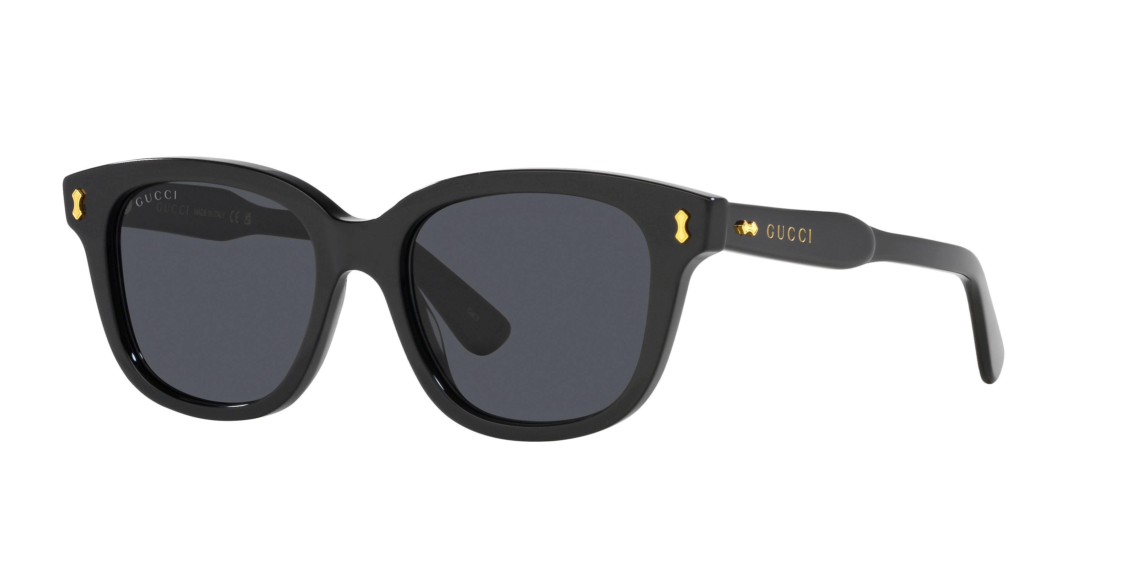 GG1264S Schwarz AcetatSunglass Frames von B24, Dreiviertelansicht