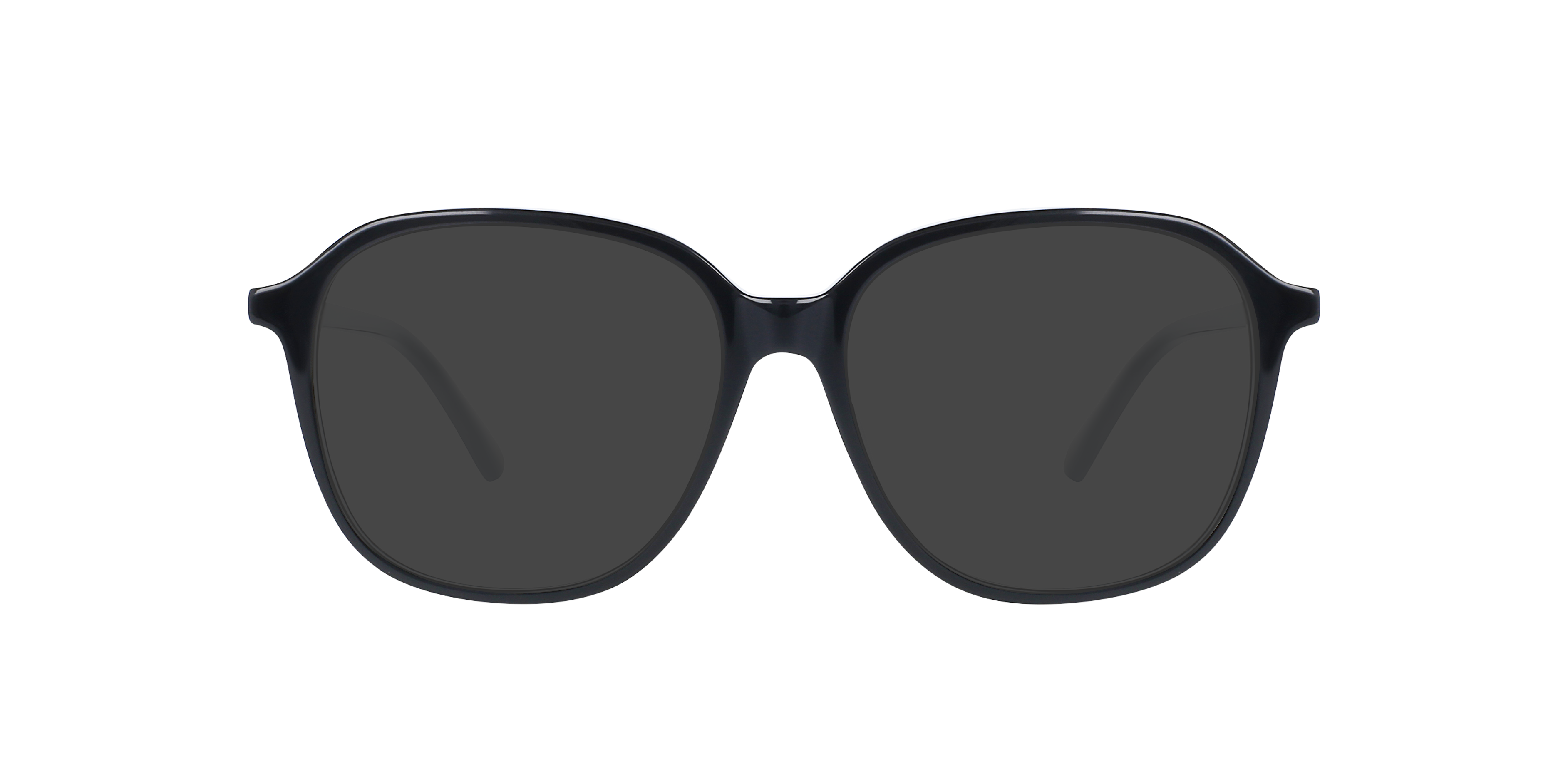 Colette Jet Black AcetaatEyeglass Frames van B24, met getinte lenzen