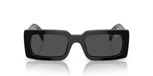 PR A07S Zwart AcetaatSunglass Frames van B24, Vooraanzicht