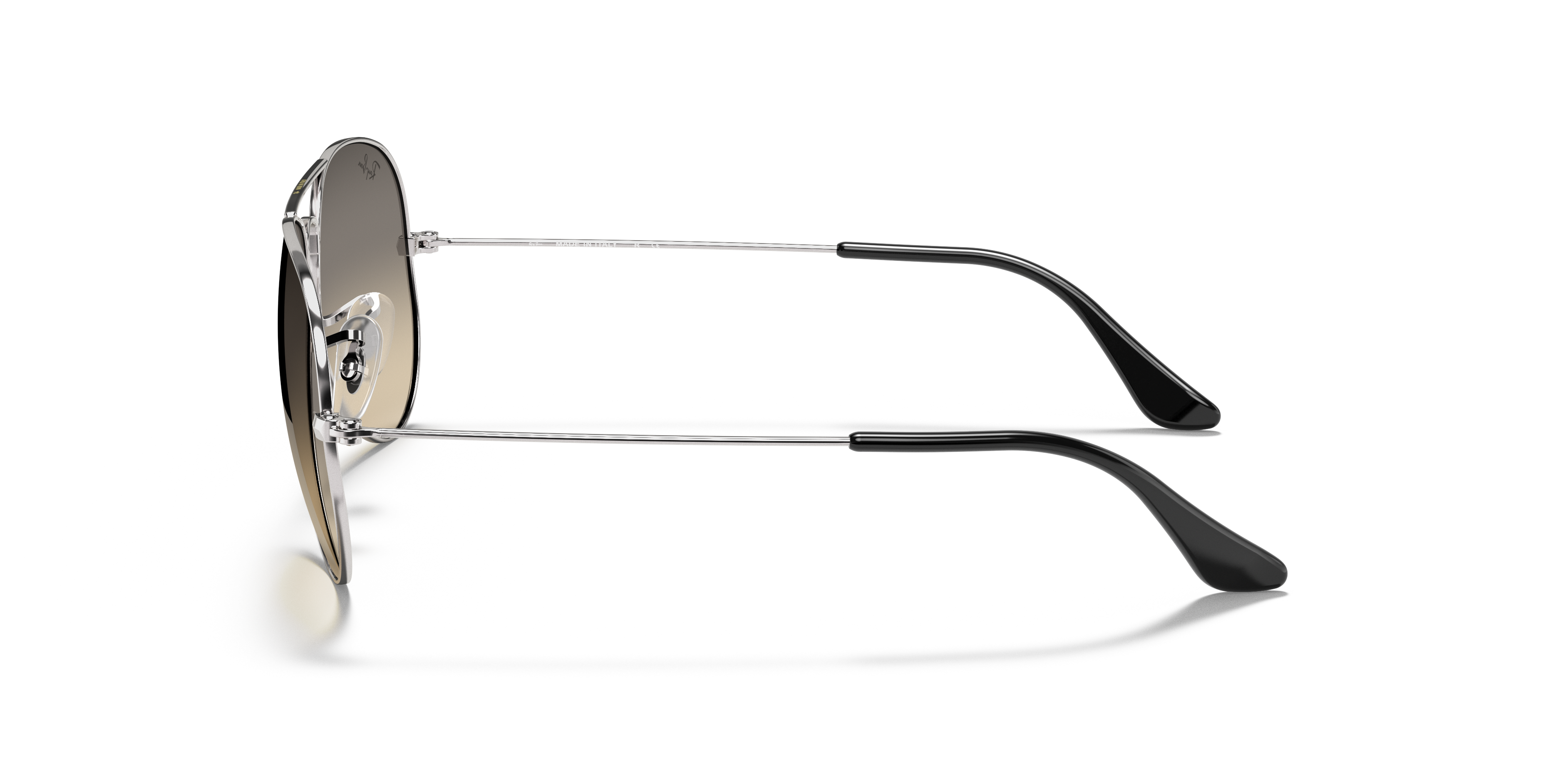 RB3025 Zilver MetaalSunglass Frames van B24, Zijaanzicht