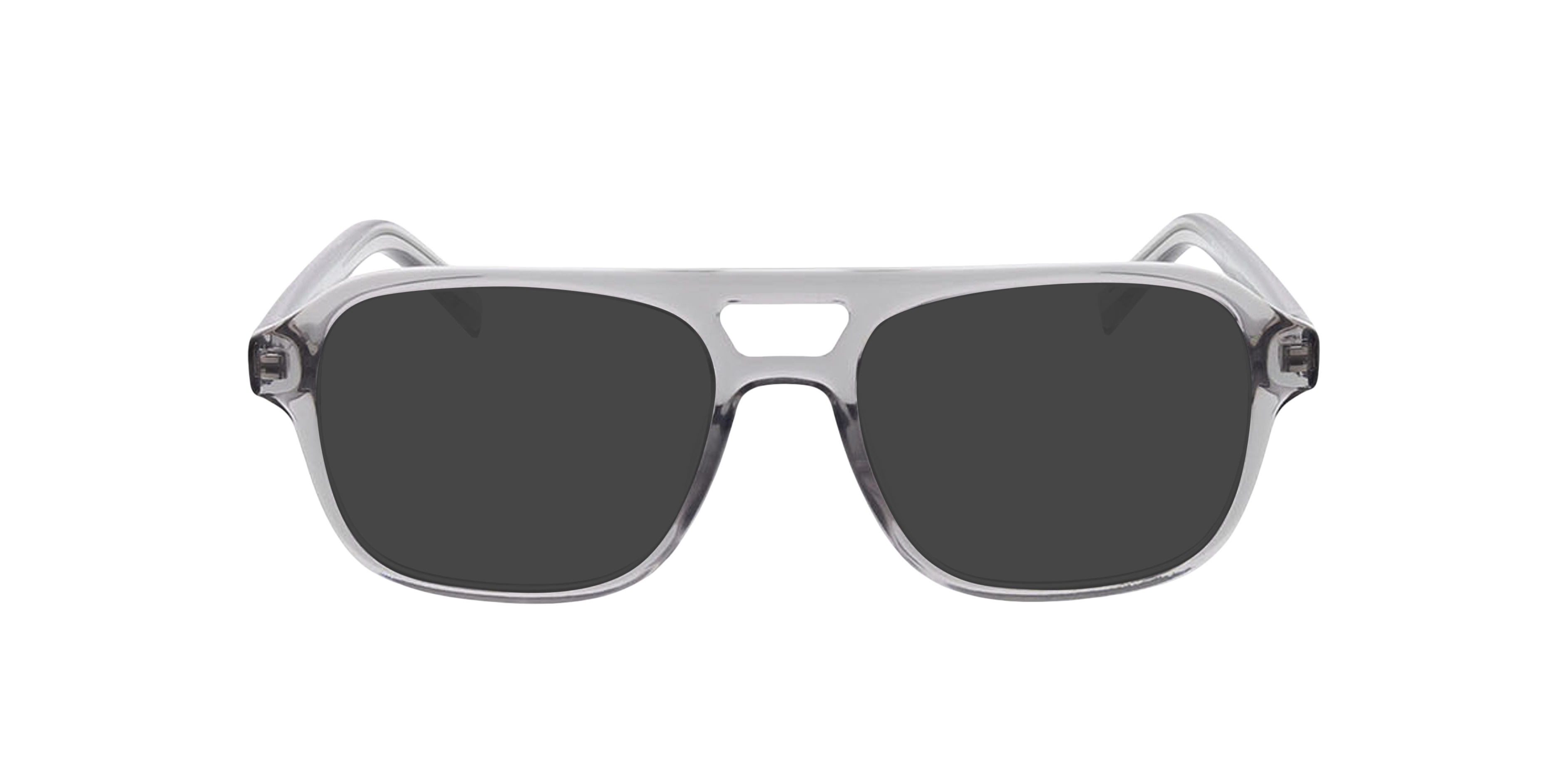 Parker Kristalgrijs KunststofEyeglass Frames van B24, met getinte lenzen