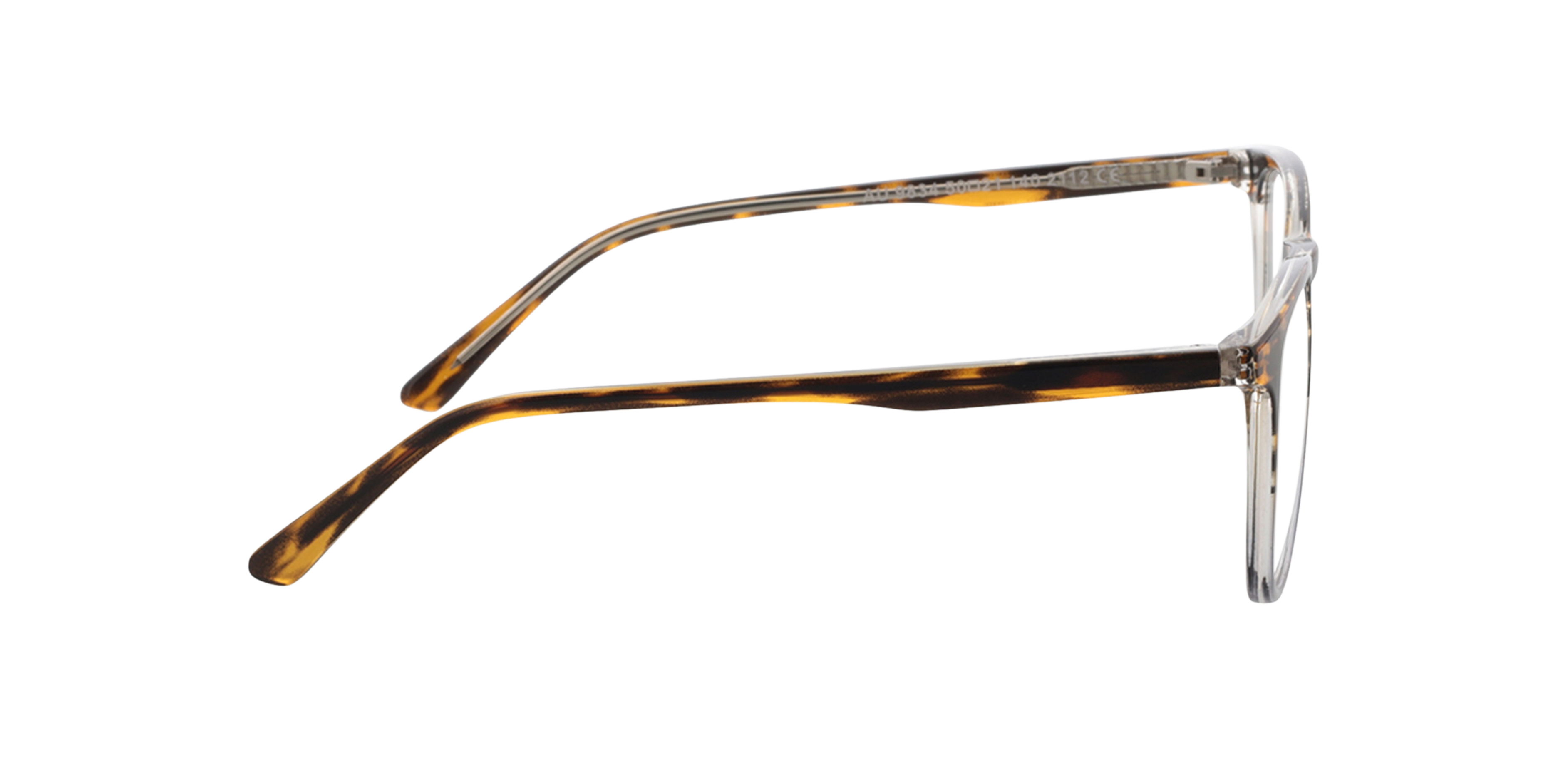 Utah Gradiënt Havana blauw  &  Havana AcetaatEyeglass Frames van B24, Zijaanzicht