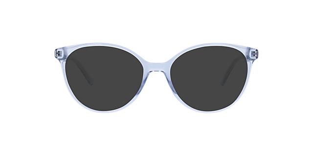 Bergen Kristal lichtblauw KunststofEyeglass Frames van B24, met getinte lenzen