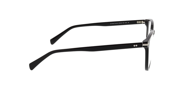 Preston Schwarz AcetatEyeglass Frames von B24, Seitenansicht