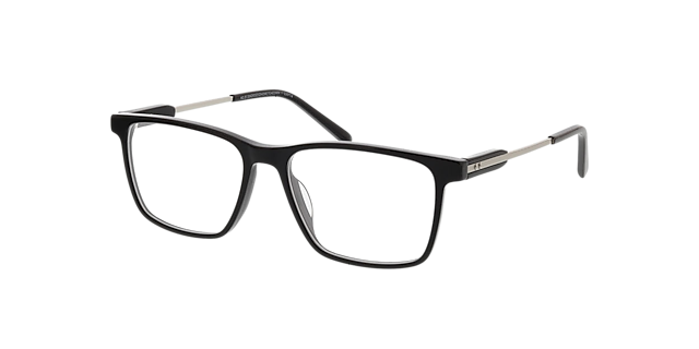 Anthony Schwarz AcetatEyeglass Frames von B24, Dreiviertelansicht