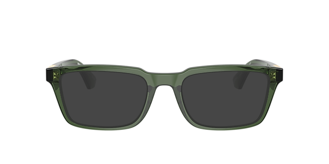 BE2428U Grün KunststoffEyeglass Frames von B24, mit getönten Gläsern