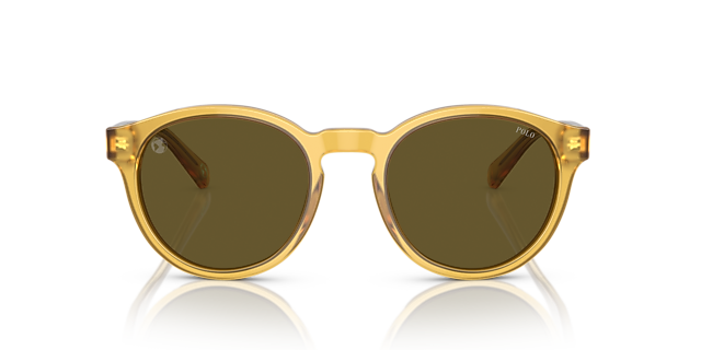 PH4192 Glanzend opaal honing AcetaatSunglass Frames van B24, Vooraanzicht