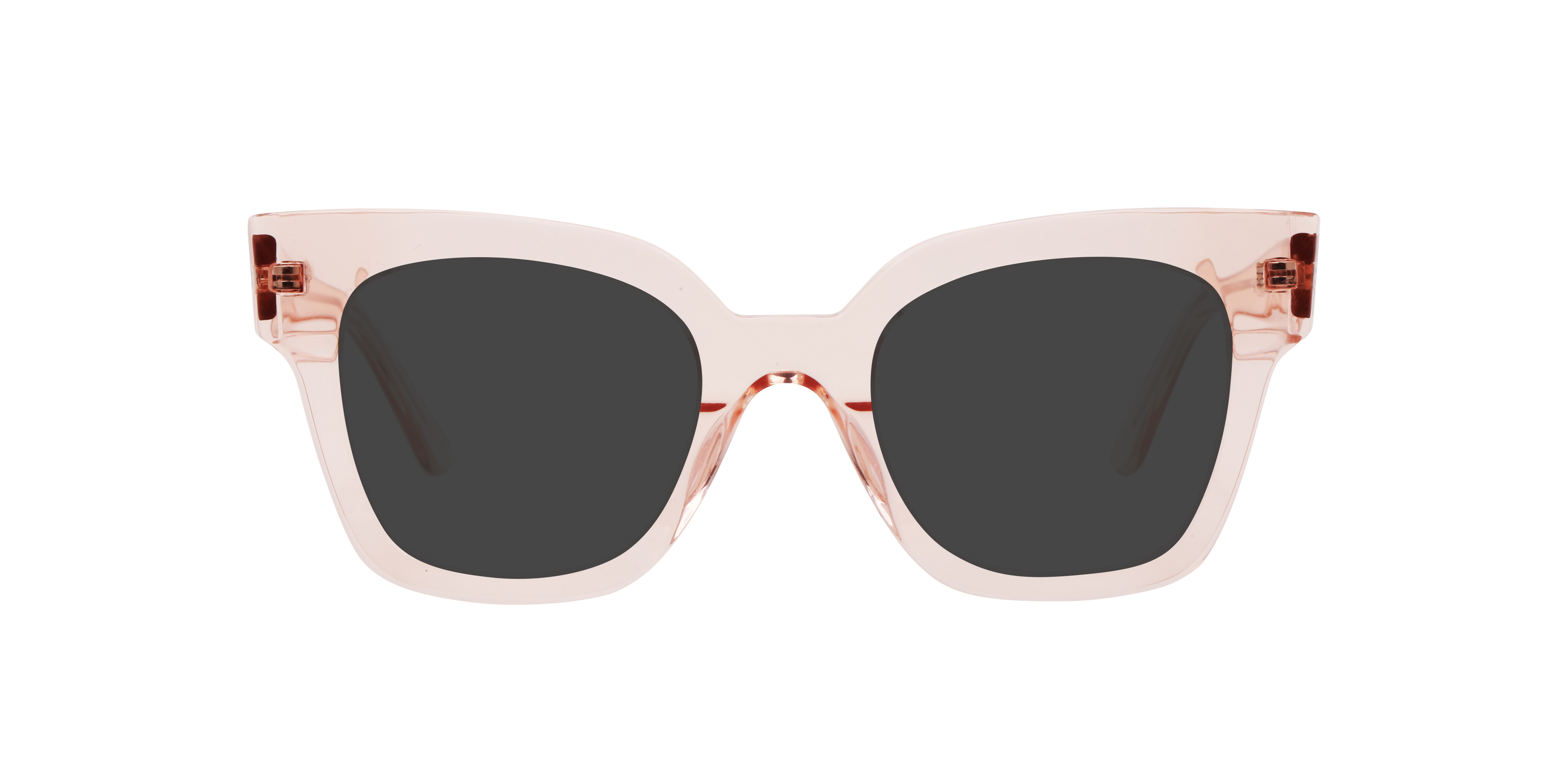 Venice CT Crystal Peach AcetaatEyeglass Frames van B24, met getinte lenzen