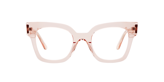 Venice CT Crystal Peach AcetatEyeglass Frames von B24, Vorderansicht