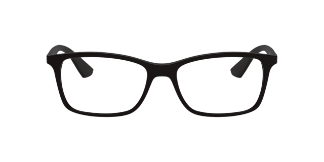 RB7047 Zwart KunststofEyeglass Frames van B24, Vooraanzicht